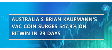 Australia's Brian Kaufmann's VAC Coin Surges 547.9% on BitWin in 29 Days